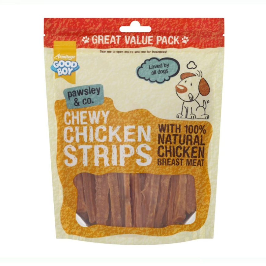 Goodboy Chewy Chicken Strips Value Pack 350g