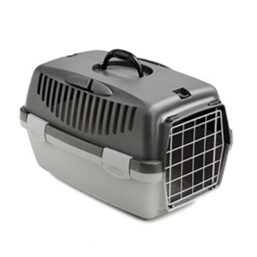 Gulliver 1 metalic Door Pet Carrier For Cats And Small Dogs Dark Grey, 48x32x31h cm