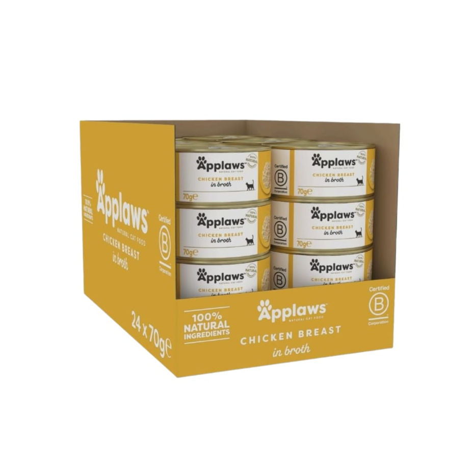 Applaws Chicken Breast In Broth 24x85g