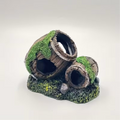 Double Barrel Aquarium Hiding Cave