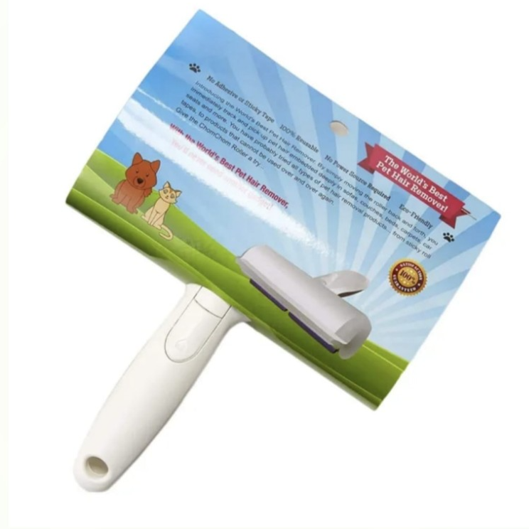 Custom Self-Cleaning Reusable Carpet Cat Fur Pet Hair Remover Roller Lint Brushes