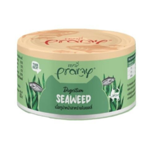 Pramy Tuna Topping Digestion Seaweed In Jelly Cat Wet Food, 80g X 24 can