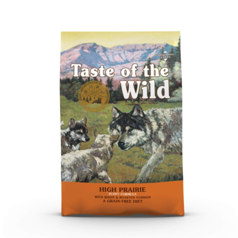 Taste of the wild high prairie puppy with roasted bison and venison 2kg