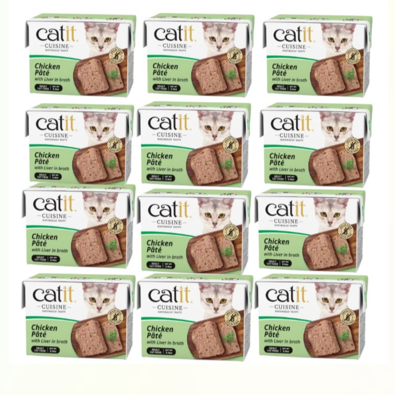 Catit Cuisine Chicken Pate with Liver, 95g Tetra, 12pcs/box