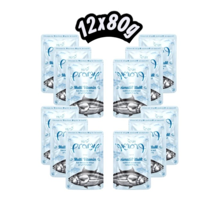 Pramy Funtional Multi-Vitamin Tuna Mousse for Kitten 12x70g