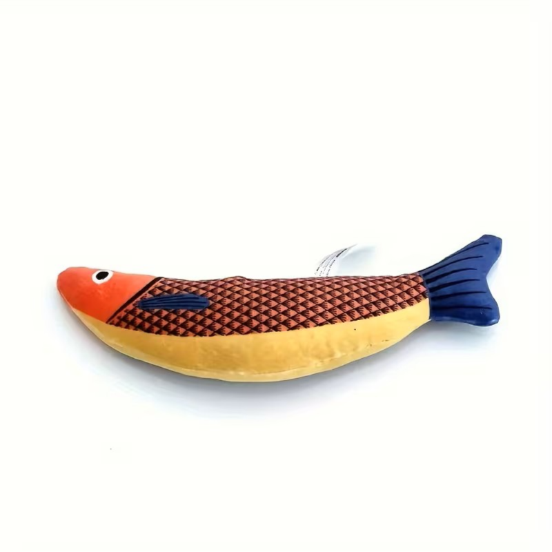 Catnip Crinkle Fish Toy (Red)