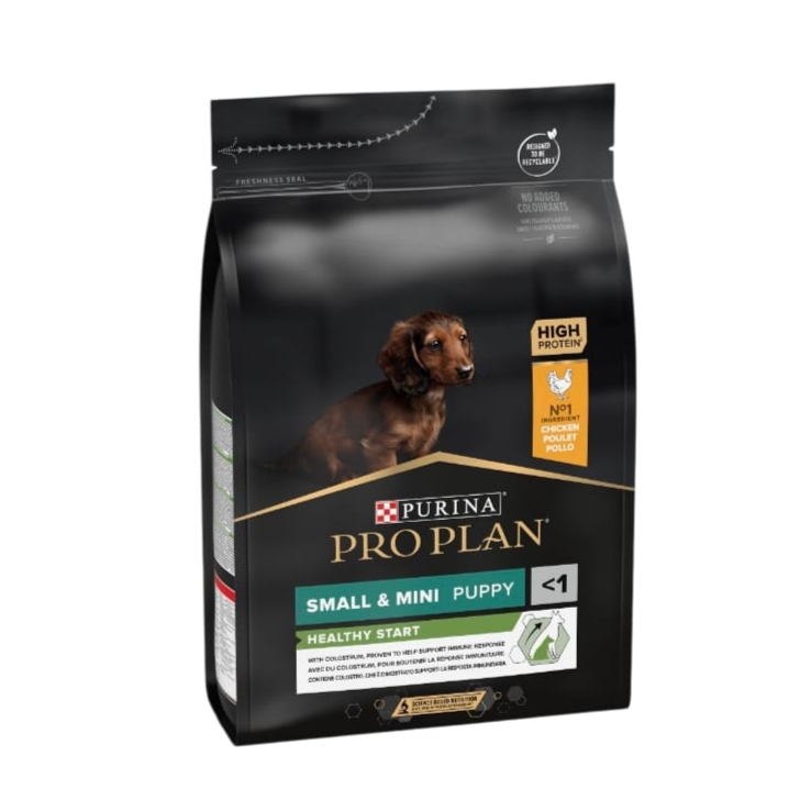 PurinaPro Plan Healthy Start Small and Mini Puppy, Dry Dog Food with Chicken 3KG