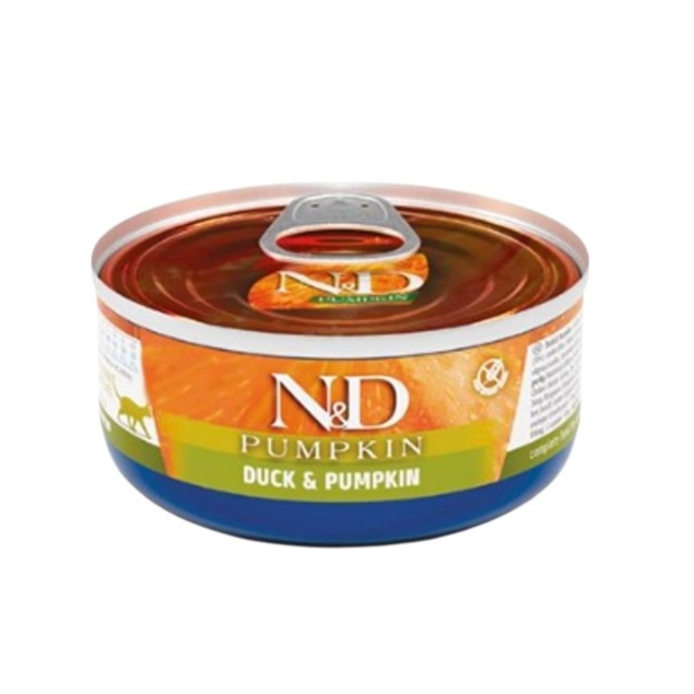 Farmina N&D Pumpkin Adult Wet Cat Food Duck & Pumpkin 70g