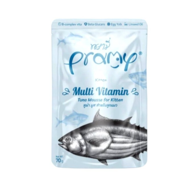 Pramy Funtional Multi-Vitamin Tuna Mousse for Kitten 70g
