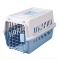 Portable Plastic Pet Carrier (Blue)
