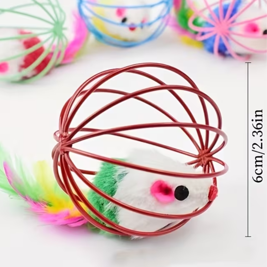 Interactive Cat Toy With Moving Mouse